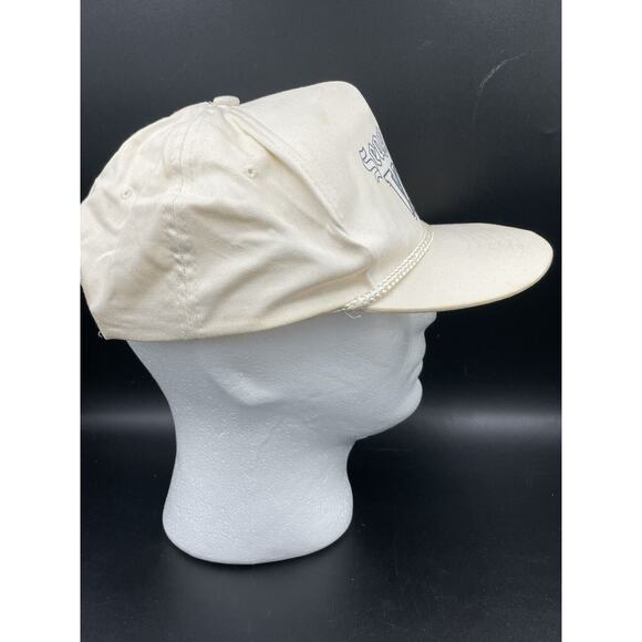 Vtg Seagrams VO Hat Whiskey Cap Cotton Rope Snapback Logo Adjustable Liquor - Picture 3 of 9
